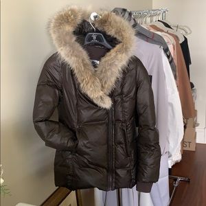 Mackage Fur Trimmed Winter Coat for Aritzia